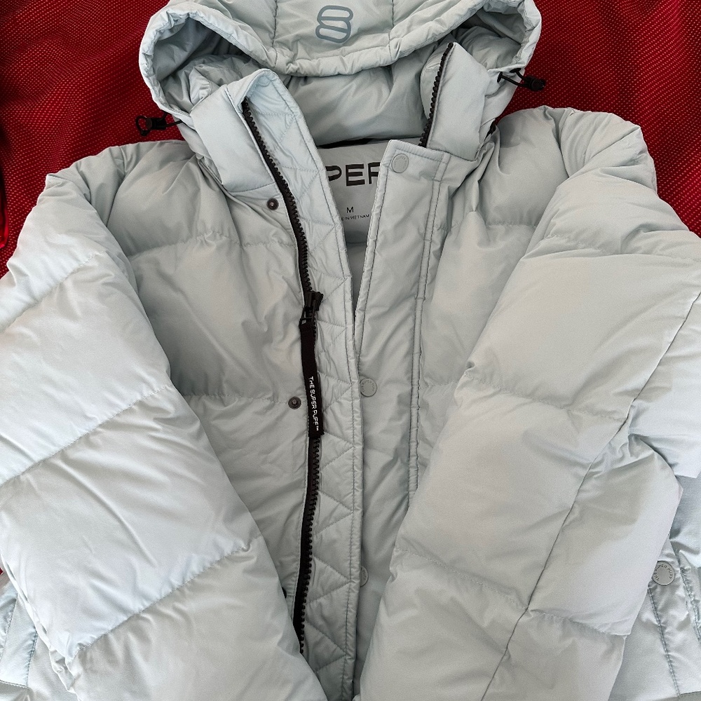 Aritzia Super Puff Sea Spray Medium